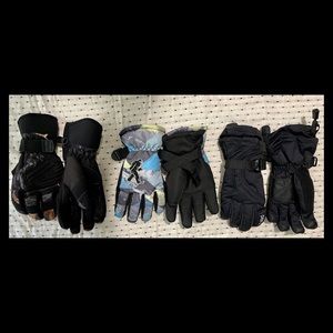 Kids Winter Gloves set of 3 pair
